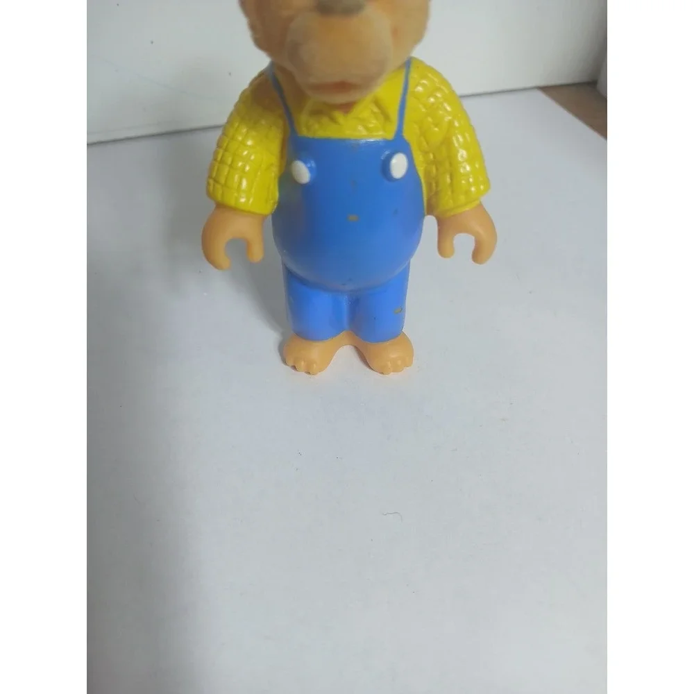 Vintage Bernstein Bears Papa Bear Action Figure 1986-3.5